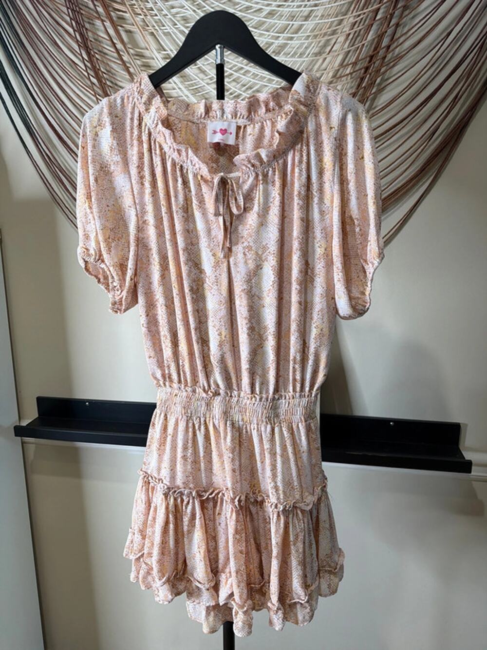 Buddy, love, puff sleeve, mini dress, XS 3443